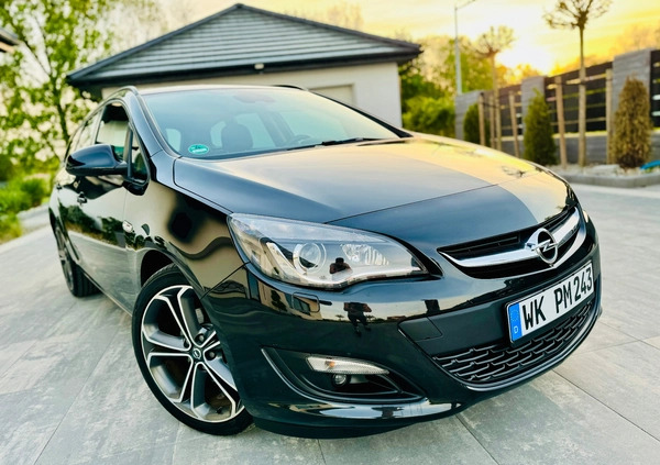 Opel Astra cena 27900 przebieg: 189000, rok produkcji 2013 z Wąsosz małe 742